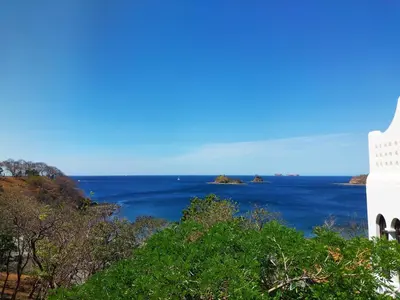 a view of the ocean from a lighthouse at LC Casa Olas in Playa Danta