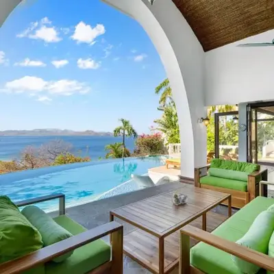 Dreamy Spanish-Style Villa with Sweeping Ocean Views