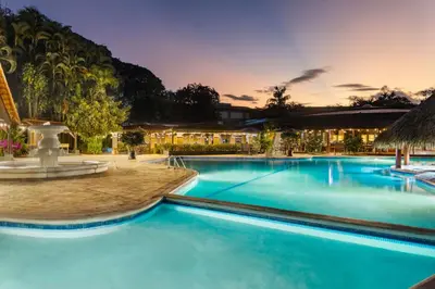 a pool at the resort at Hilton Cariari DoubleTree San Jose - Costa Rica in San José