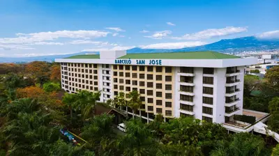 a hotel san lorenzo with a sign on it at Barceló San José in San José