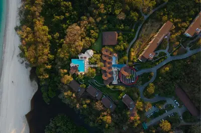 an overhead view of a house next to a road at W Costa Rica Resort – Playa Conchal in Playa Conchal