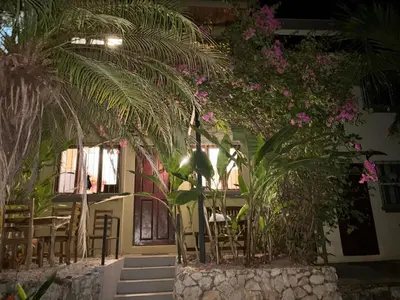 a house with a bunch of plants and flowers at Casa Sueno Colibri in Tamarindo