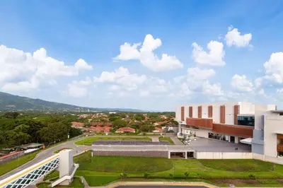 a view of the campus from the roof of a building at Aloft San Jose Hotel, Costa Rica in San José
