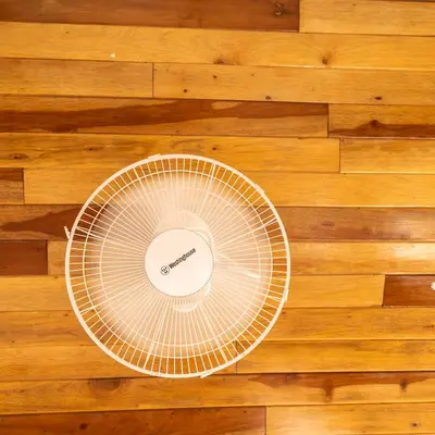 a white frisbee on a wooden floor at Gamaí Monteverde Tiny House in Monteverde Costa Rica