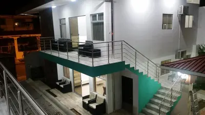a view of a balcony of a house at LOFTSCACAO APARTMENTS, Villas Cacao, near to Playa Bonita Limón in Puerto Limón