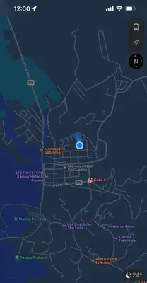 a map of the battle of hasteland at Los Sueños RyG 3 in Quepos