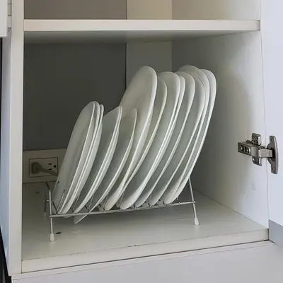 a row of white surfboards on a rack in a bathroom at Cozy private Apartment, Mirador Escazú -Great view- in Escazu