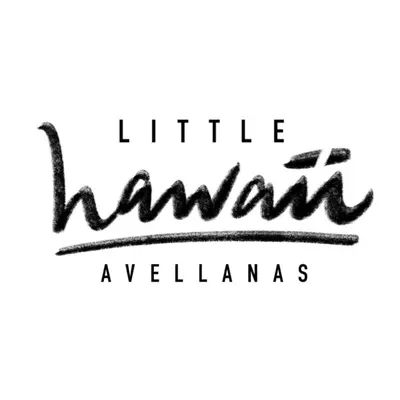 a sign with the words little kahlani in cursive handwriting at Little Hawaii Avellanas in Playa Avellana