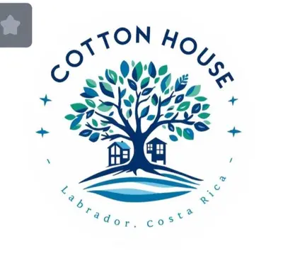 a logo for a plantation house with a tree at COTTON HOUSE DE LABRADOR in Labrador