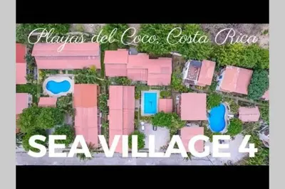 a rendering of a real estate map of a house at Spacious Loft with Pool and Great Outdoor Areas in Coco