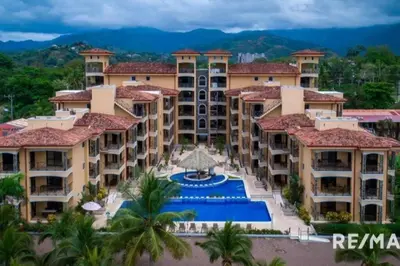 an aerial view of the resort at 777J Beachfront Luxury Condo 3 BR/2.5BA Near SJO - Jaco Beach in Jacó