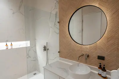 a bathroom with a sink and a mirror at Nala Luxury Living - Santa Teresa - Costa Rica in Santa Teresa Beach