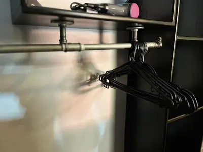 a close up of a bathroomaucet at Sunrise House in Quepos