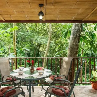 Bali inspired Casa Cascada w Jungle views pool