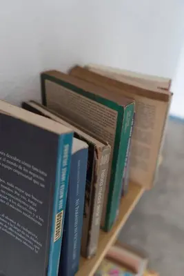 a row of books sitting on a shelf at NAPPO Room 2 Alajuela, Heredia,SJO,5min from airport NO PARKING in Guácima