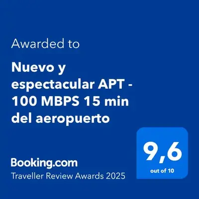 Nuevo y espectacular APT - 100 MBPS 15 min del aeropuerto