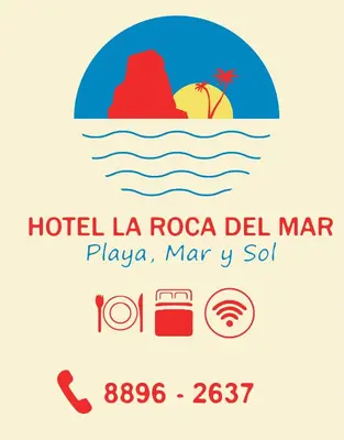 a logo for a hotel la rocca del mar at Hotel La Roca del Mar in Puntarenas