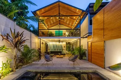 an image of a house with a swimming pool at Ventura Santa Teresa in Santa Teresa Beach