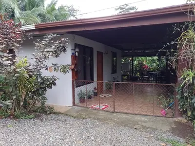 a house with a gate in front of it at Garden House in Fortuna