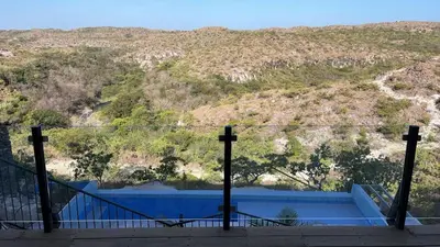 a view of a mountain from a house at Destino Hotel & Hot Springs - Lujoso hotel en Provincia Guanacaste, San Bernando de Bagaces, Bagaces in Bagaces