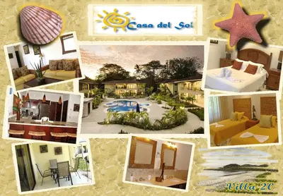a collage of pictures of a house at Casa del Sol -Villas Catalinas in Potrero