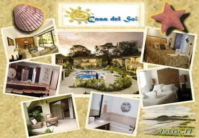 a collage of pictures of a house at Casa del Sol -Villas Catalinas in Potrero