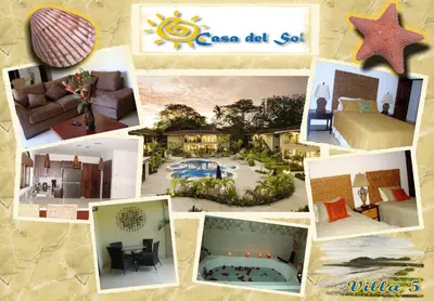 a collage of pictures of a house at Casa del Sol -Villas Catalinas in Potrero