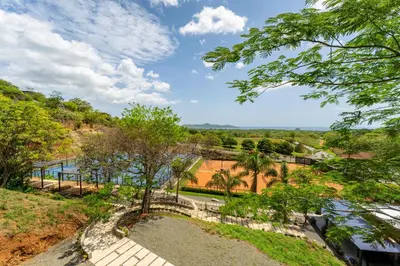 an aerial view of a park with trees and a river at The Haven-Mar Vista 2 Br House With Pool And 1 Br Casita in Brasilito