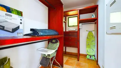a room with a desk and a chair in a room at Jade Coast #2 in Tamarindo