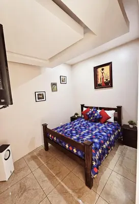 a bedroom with a bed in a room at Apartamento SamSay I in Cartago