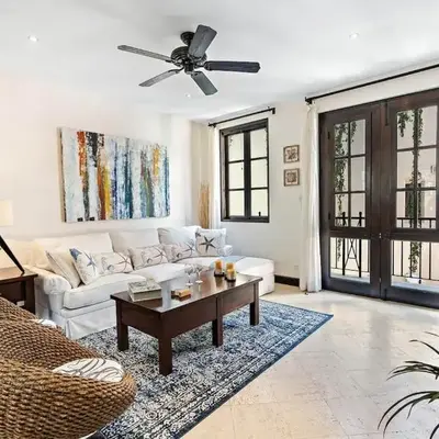 Stylish Beach-Themed Condo with Two Bedrooms and Lovely Ocean Views