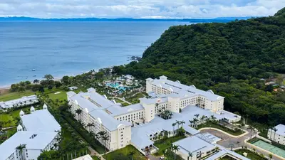 an aerial view of the resort and the ocean at Riu Guanacaste - All Inclusive in Coco